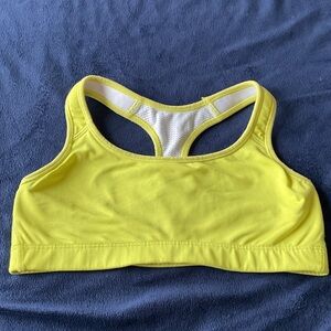 GAP Bright neon Yellow sports bra